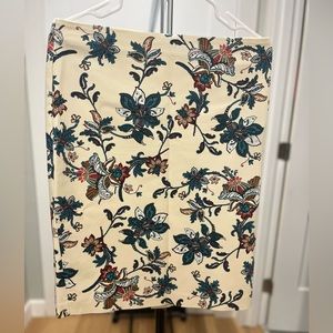 Ann Taylor work skirt - paisley